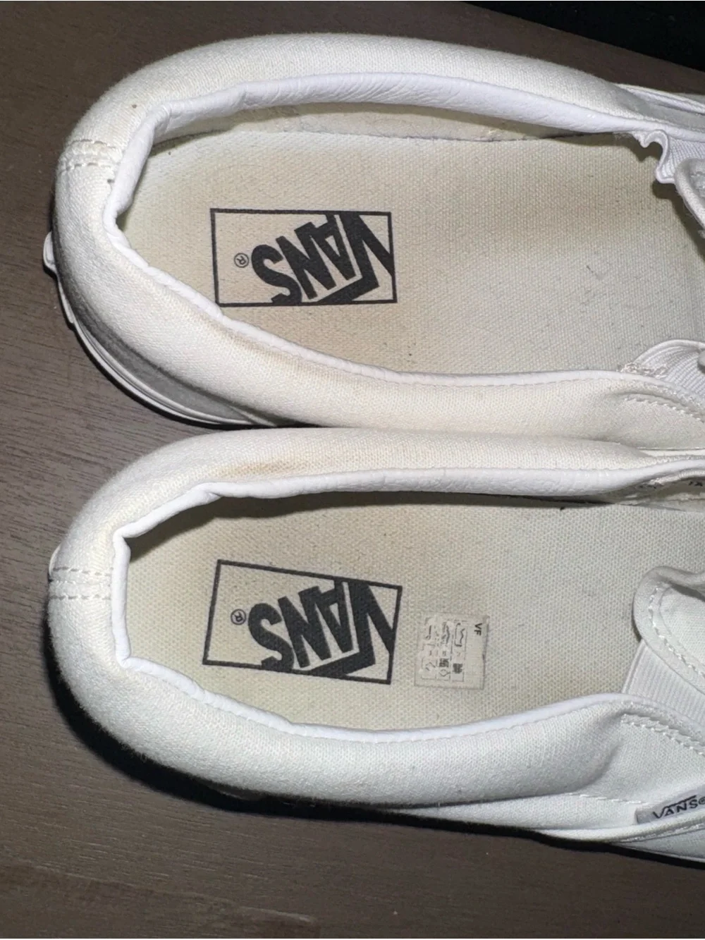 Vans White Men's Slip-On Loafers